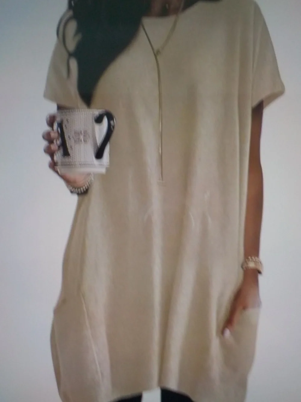 LONG TUNIC POCKETS - Picture 1 of 12